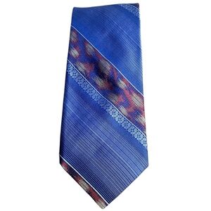 ROBERT GRAHAM Blue Patterned Men's Tie